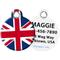 Show in main carousel: Dog Tag Art British Flag Personalized Dog & Cat ID Tag, Large slide 1 of 5