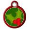 Show in main carousel: Dog Tag Art Christmas Holly Personalized Dog & Cat ID Tag, Small slide 3 of 6