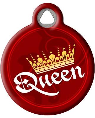 Show full view: Dog Tag Art Classy Queen Personalized Dog & Cat ID Tag, Small slide 2 of 5