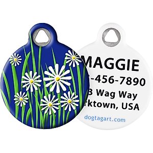 Dog Tag Art Daisy Personalized Dog & Cat ID Tag