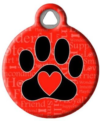 Show full view: Dog Tag Art Dog Word Personalized Dog ID Tag, Small slide 2 of 5