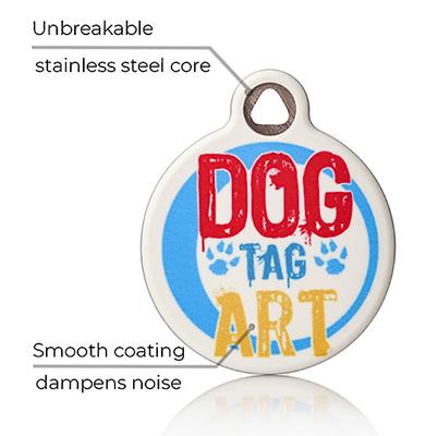 Show full view: Dog Tag Art Good Girl Personalized Dog & Cat ID Tag, Small slide 3 of 5
