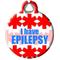 Show in main carousel: Dog Tag Art I Have Epilepsy Personalized Dog & Cat ID Tag, Large slide 2 of 6