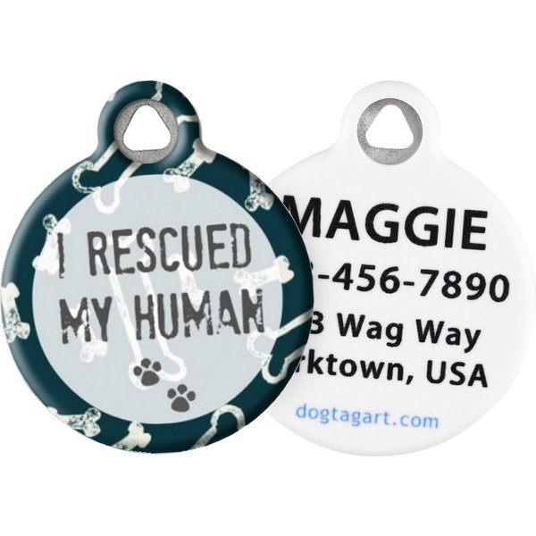 Dog Tag Art Zombie Outbreak Personalized Dog & Cat ID Tag
