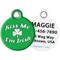 Show in main carousel: Dog Tag Art Kiss Me I'm Irish Personalized Dog & Cat ID Tag, Large slide 1 of 5