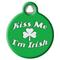 Show in main carousel: Dog Tag Art Kiss Me I'm Irish Personalized Dog & Cat ID Tag, Large slide 2 of 5