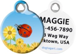 Dog Tag Art Lady Bug Personalized Dog & Cat ID Tag, Small