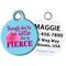 Show in main carousel: Dog Tag Art Little But Fierce Personalized Dog & Cat ID Tag, Small slide 1 of 5