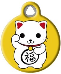 Dog Tag Art Maneki Neko Cat Personalized Dog & Cat ID Tag, Large slide 2 of 5
