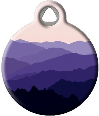 Dog Tag Art Mountain Landscape Personalized Dog & Cat ID Tag