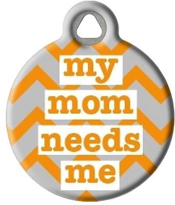 Show full view: Dog Tag Art My Mom Needs Me Personalized Dog & Cat ID Tag, Large slide 2 of 5