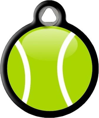 Show full view: Dog Tag Art My Tennis Ball Personalized Dog & Cat ID Tag, Large slide 3 of 6