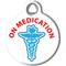 Show in main carousel: Dog Tag Art On Medication Personalized Dog & Cat ID Tag, Large slide 3 of 7
