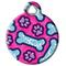 Show in main carousel: Dog Tag Art Pink Paisley Personalized Dog & Cat ID Tag, Large slide 2 of 5