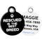 Show in main carousel: Dog Tag Art Rescued is the Best Breed Personalized Dog & Cat ID Tag, Large slide 1 of 5