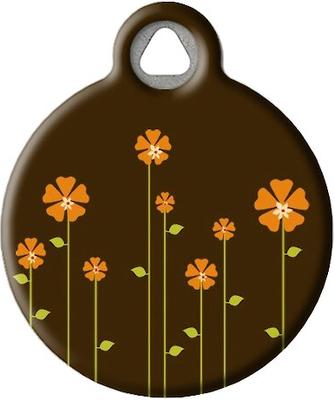Show full view: Dog Tag Art Retro Garden Personalized Dog & Cat ID Tag, Large slide 2 of 5