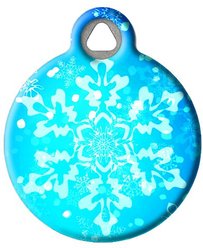 Dog Tag Art Snowflake Personalized Dog & Cat ID Tag, Small slide 2 of 5