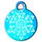 Show in main carousel: Dog Tag Art Snowflake Personalized Dog & Cat ID Tag, Small slide 2 of 6