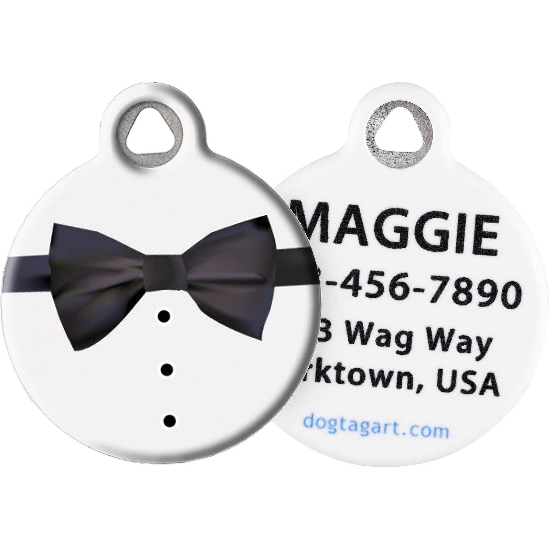 Dog Tag Art Tuxedo Personalized Dog & Cat ID Tag, Small