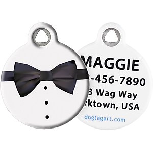 Dog Tag Art Tuxedo Personalized Dog & Cat ID Tag, Small