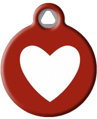 Show full view: Dog Tag Art Unconditional Love Personalized Dog & Cat ID Tag, Large slide 2 of 5