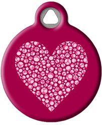Dog Tag Art Valentine Heart Personalized Dog & Cat ID Tag, Large slide 2 of 5