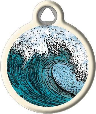 Show full view: Dog Tag Art Wave Personalized Dog & Cat ID Tag, Small slide 2 of 6