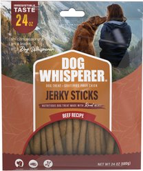 Dog Whisperer Beef Flavored Sticks Jerky Dog Treats, 24-oz bag