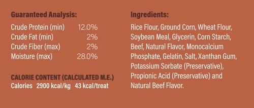 Show full view: Dog Whisperer Beef Flavored Sticks Jerky Dog Treats, 24-oz bag slide 5 of 7