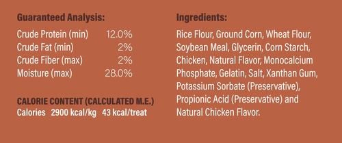 Show full view: Dog Whisperer Chicken Flavored Jerky Dog Treats, 24-oz bag slide 5 of 6