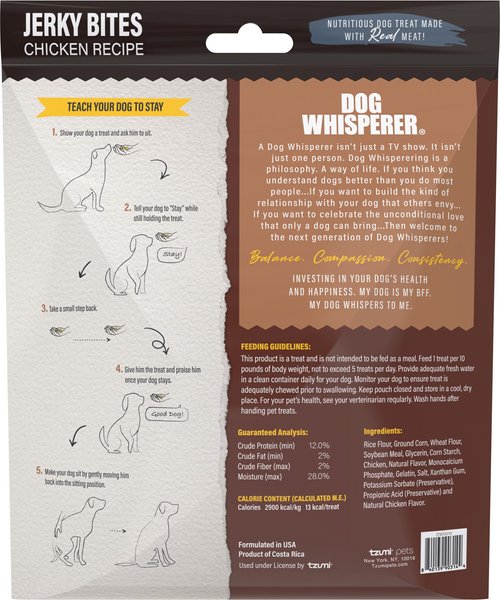 Dog Whisperer Chicken Flavored Sticks Jerky Dog Treats, 24-oz bag
