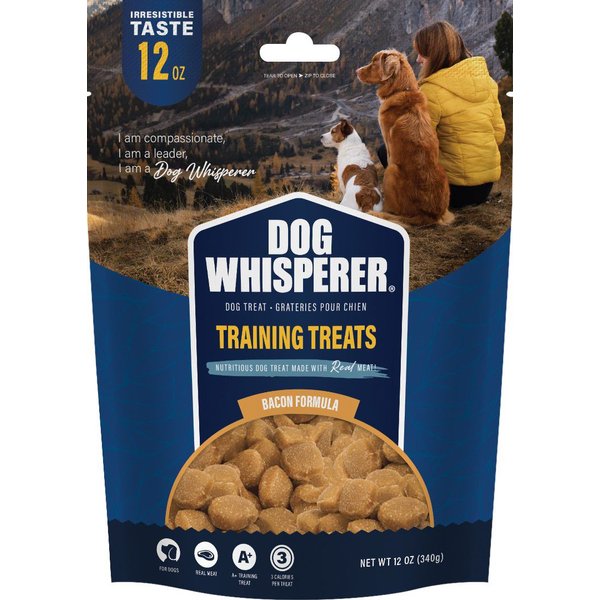 Dog Whisperer Training Bacon Flavored Chewy Dog Treats, 12-oz bag