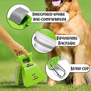 DogBuddy Dog Pooper Scooper, Kiwi, Medium