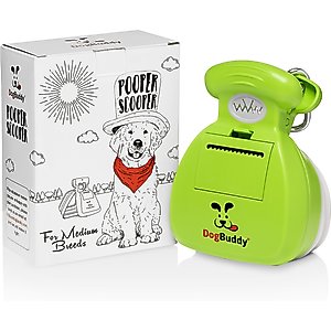 DogBuddy Dog Pooper Scooper, Kiwi, Medium
