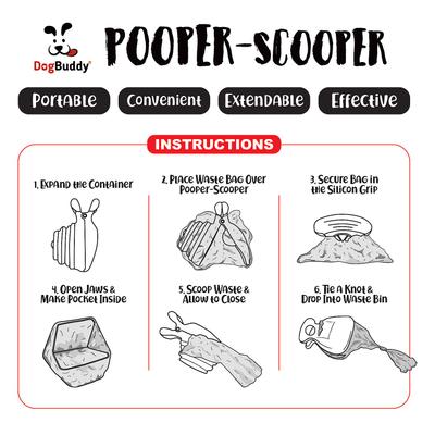 Show full view: DogBuddy Dog Pooper Scooper, Kiwi, Medium slide 8 of 10