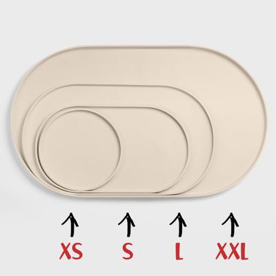 Show full view: DogBuddy Oval Dog & Cat Placemat, White Sand, Large slide 2 of 8