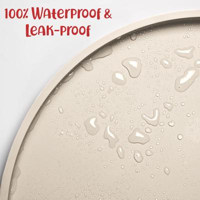 Show full view: DogBuddy Oval Dog & Cat Placemat, White Sand, Large slide 3 of 8