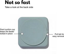 dogged Argyle Slow Feeder Dog Bowl, 3.5-cup, Seafoam slide 2 of 6