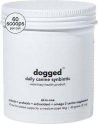 dogged Daily Canine Synbiotic Digestive Health Powdered Supplement for Dogs, 2.12-oz jar