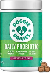Doggie Dailies Advanced Probiotics & Prebiotics Dog Supplement, 225 count