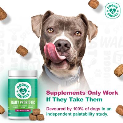 Show full view: Doggie Dailies Advanced Probiotics & Prebiotics Dog Supplement, 225 count slide 5 of 12