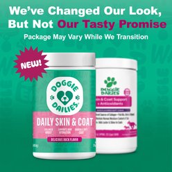 Doggie Dailies Duck Flavored Skin & Coat Dog Supplement, 225 count slide 2 of 9