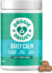 Doggie Dailies Turkey Flavored Calming Soft Chew Dog Supplement, 225 count