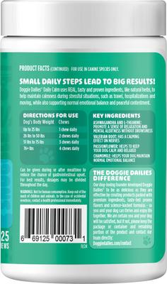 Show full view: Doggie Dailies Turkey Flavored Calming Soft Chew Dog Supplement, 225 count slide 4 of 11