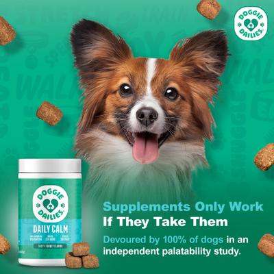 Show full view: Doggie Dailies Turkey Flavored Calming Soft Chew Dog Supplement, 225 count slide 5 of 11