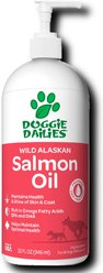 Doggie Dailies Wild Alaskan Salmon Oil Dog Supplement, 32-fl oz bottle