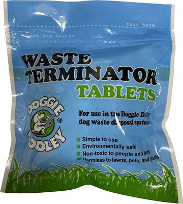 Show full view: Doggie Dooley Septic Style Dog Waste Disposal System, Steel + Waste Terminator Tablets, 100 count slide 5 of 7