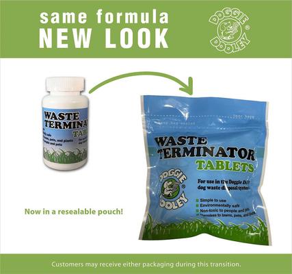 Show full view: Doggie Dooley Septic Style Dog Waste Disposal System, Steel + Waste Terminator Tablets, 100 count slide 7 of 7