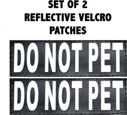 Doggie Stylz Do Not Pet Dog Patch, 2 count, Medium