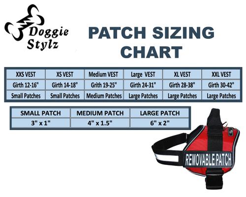 Show full view: Doggie Stylz Service Dog Patch, 2 count, Small slide 3 of 4